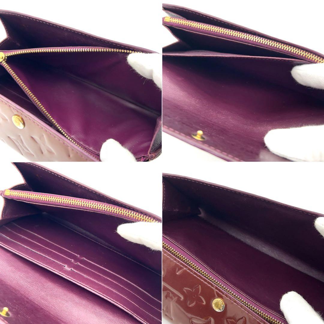 ルイヴィトン 長財布 モノグラム ヴェルニ ポルトフォイユサラ
