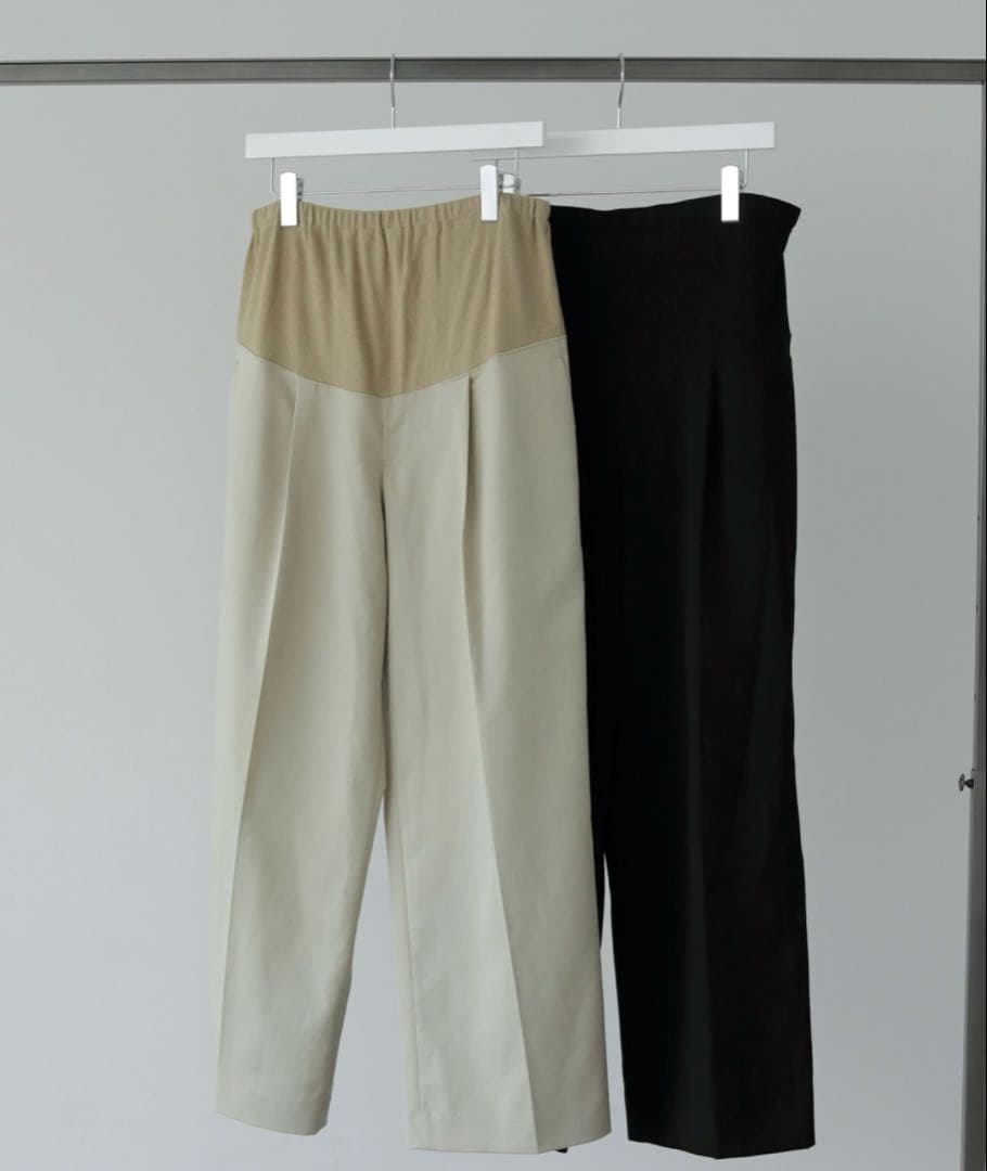 【Reha.】Tuck Wide Pants マタニティパンツ36 anuke