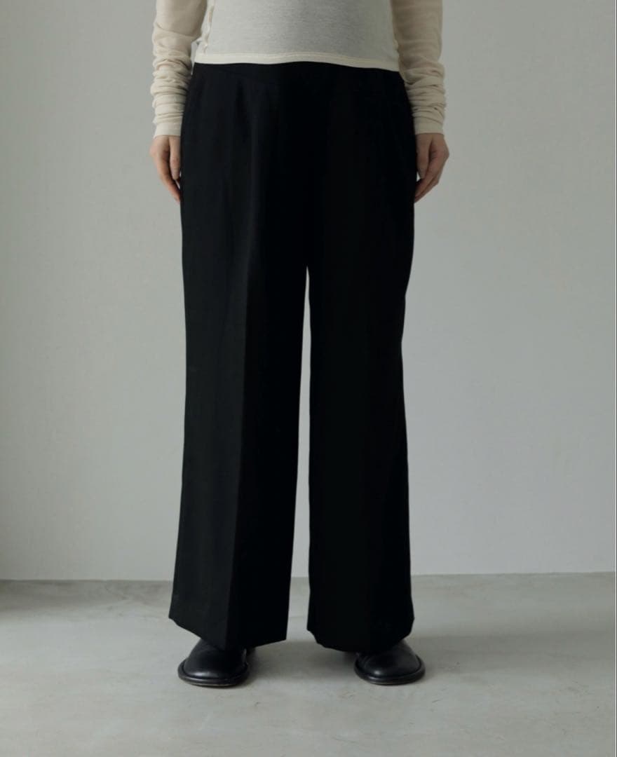 【Reha.】Tuck Wide Pants マタニティパンツ36 anuke
