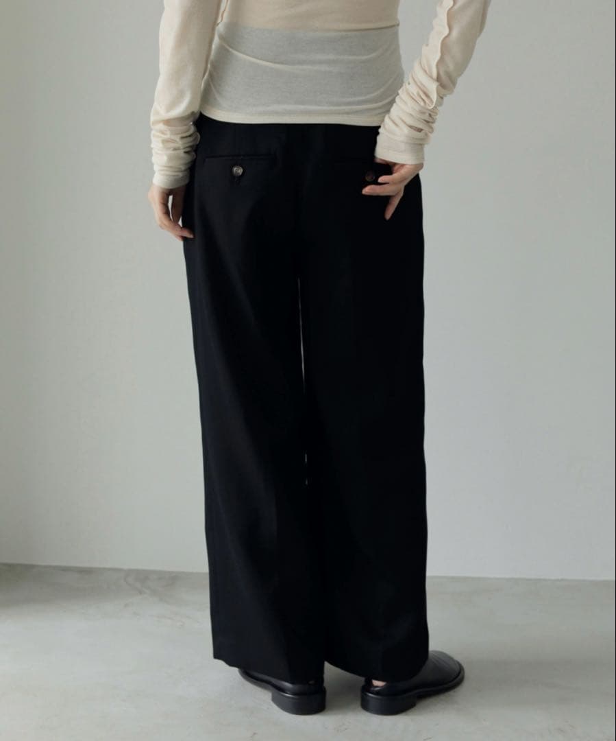 【Reha.】Tuck Wide Pants マタニティパンツ36 anuke