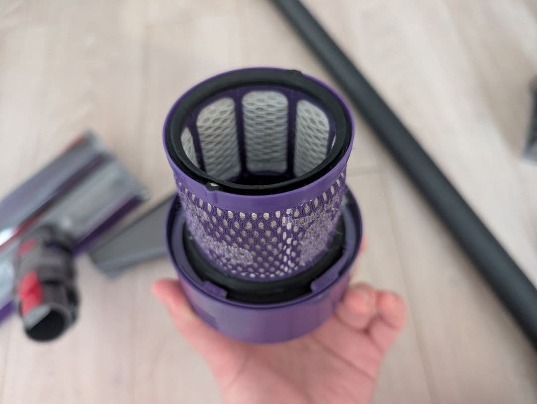 ダイソン サイクロン式 コードレス掃除機 dyson SV12 FF BK