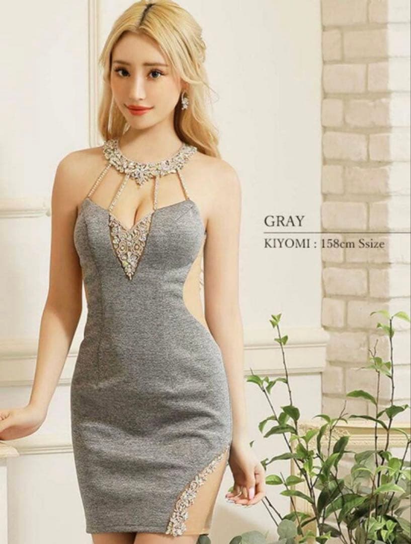 m様【AngelR エンジェルアール】ビジュー キャバドレス ミニドレス