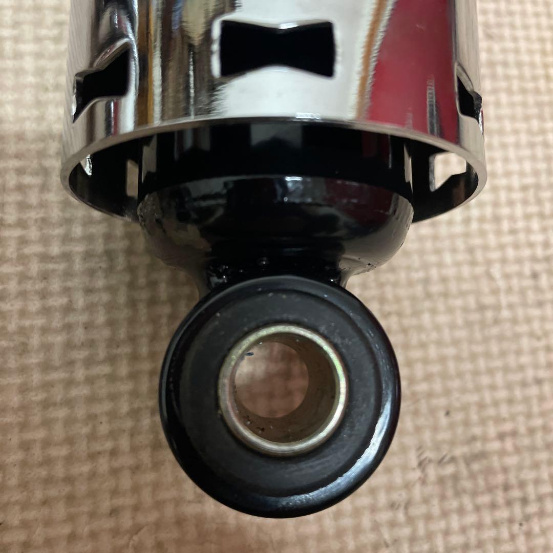 【ハーレーダイナ】11インチ　クローム　ショートリアサスペンション