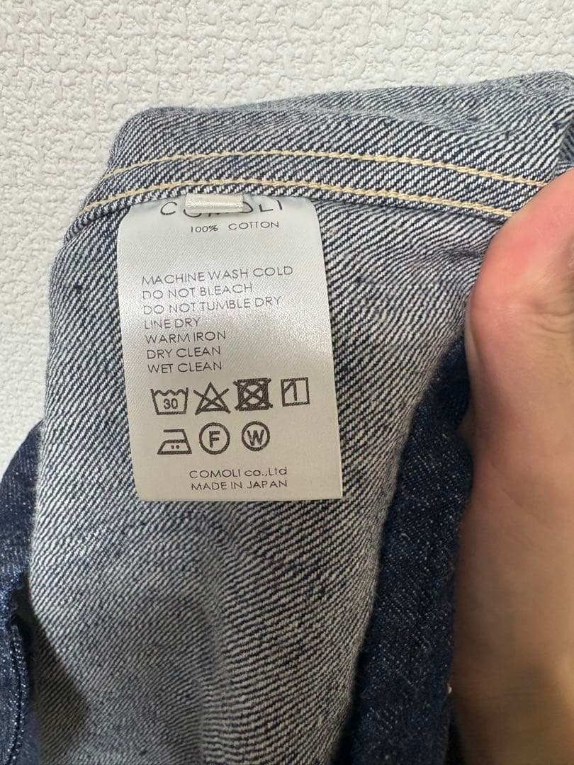 comoli デニムワークジャケット