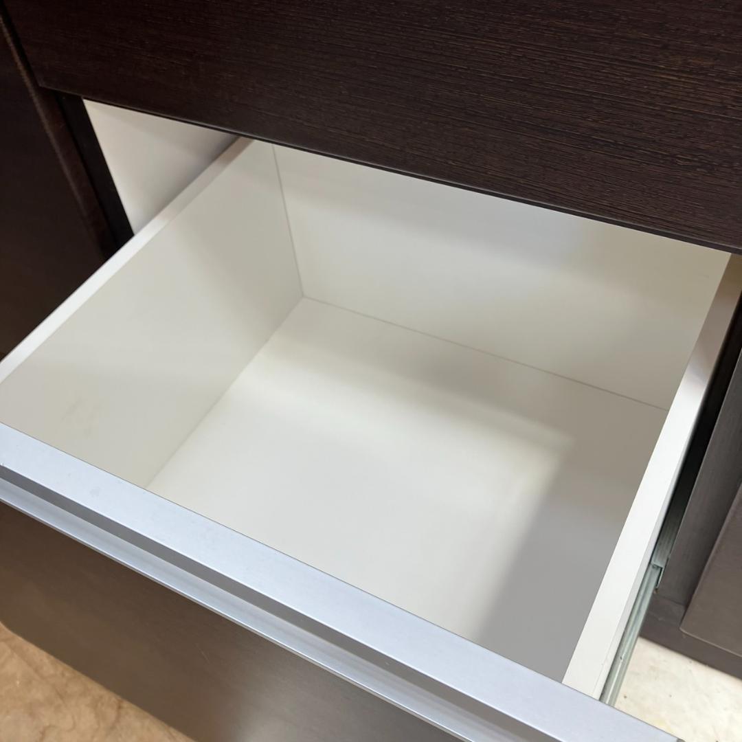 【福岡市 市内近郊限定】NITORI 食器棚 120㎝幅 ワイド 配達設置無料♬