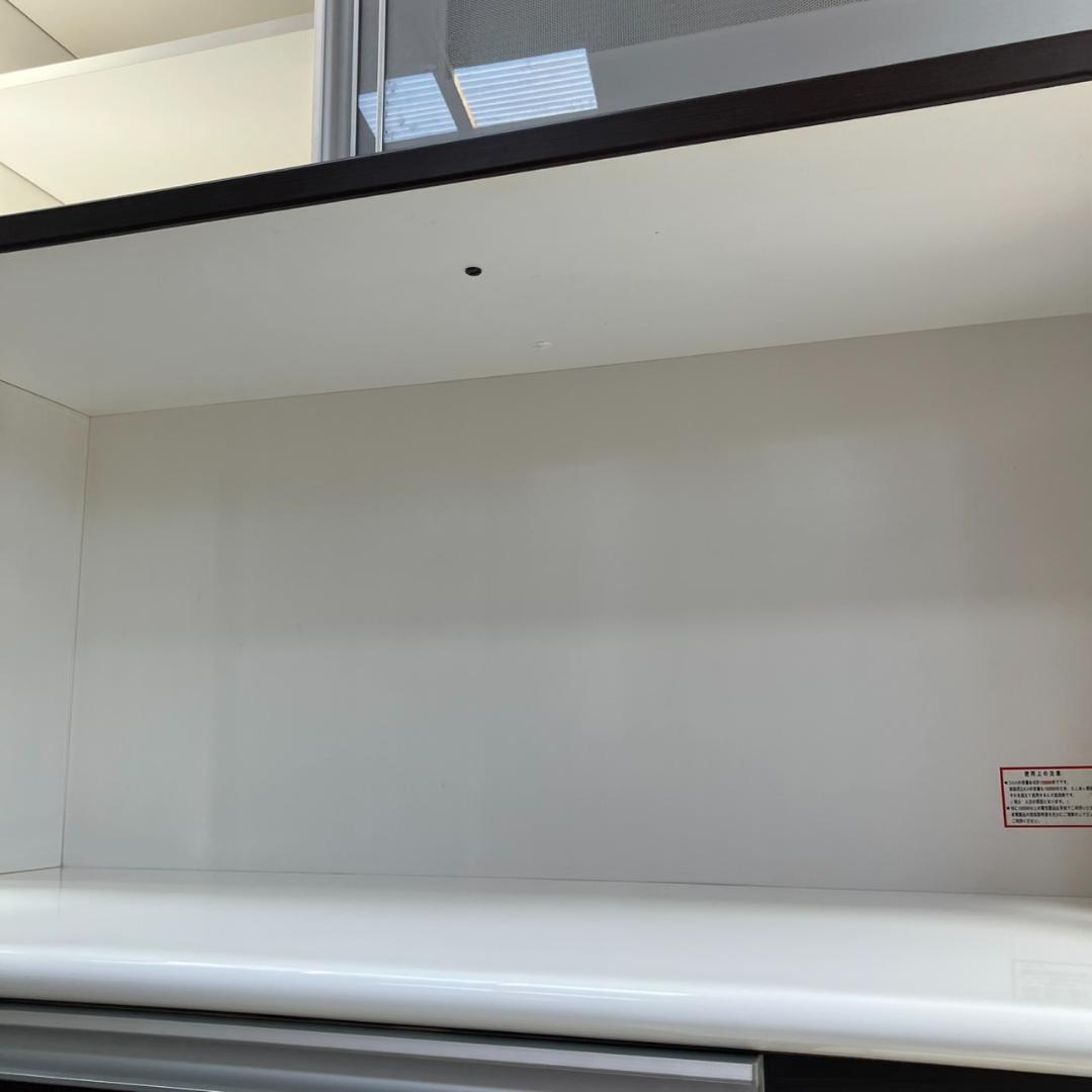 【福岡市 市内近郊限定】NITORI 食器棚 120㎝幅 ワイド 配達設置無料♬