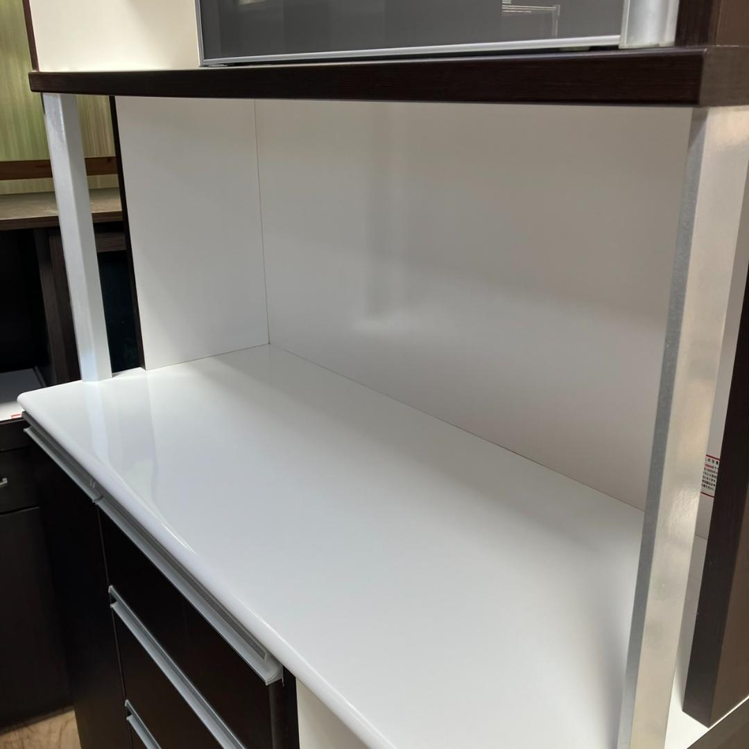 【福岡市 市内近郊限定】NITORI 食器棚 120㎝幅 ワイド 配達設置無料♬