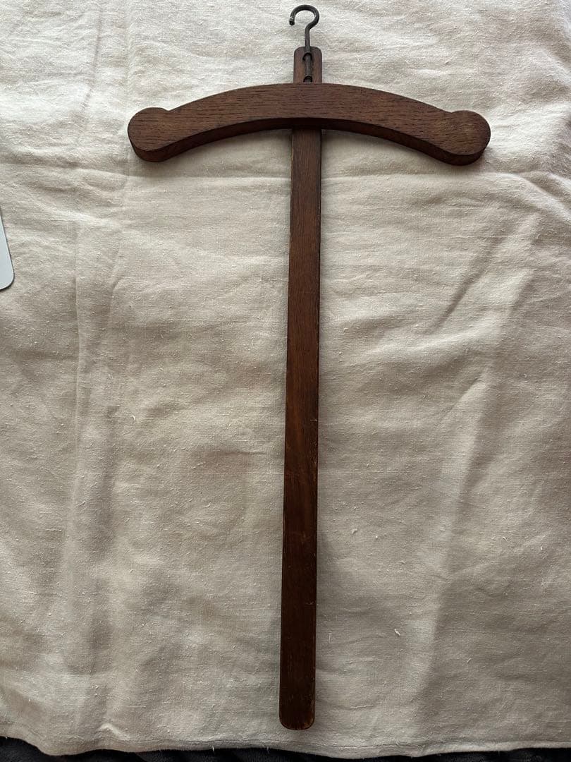 アンティーク木製十字ハンガー