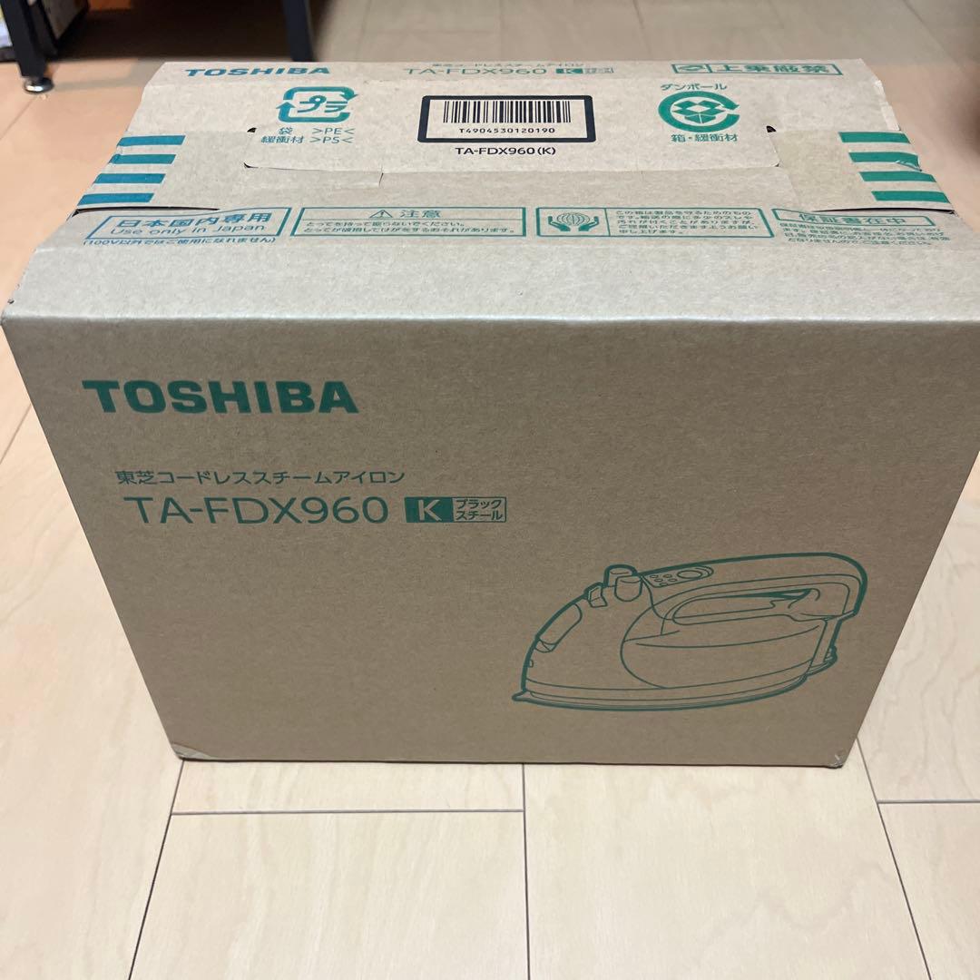 東芝 コードレスアイロン TA-FDX960 (K) [ブラックスチール]