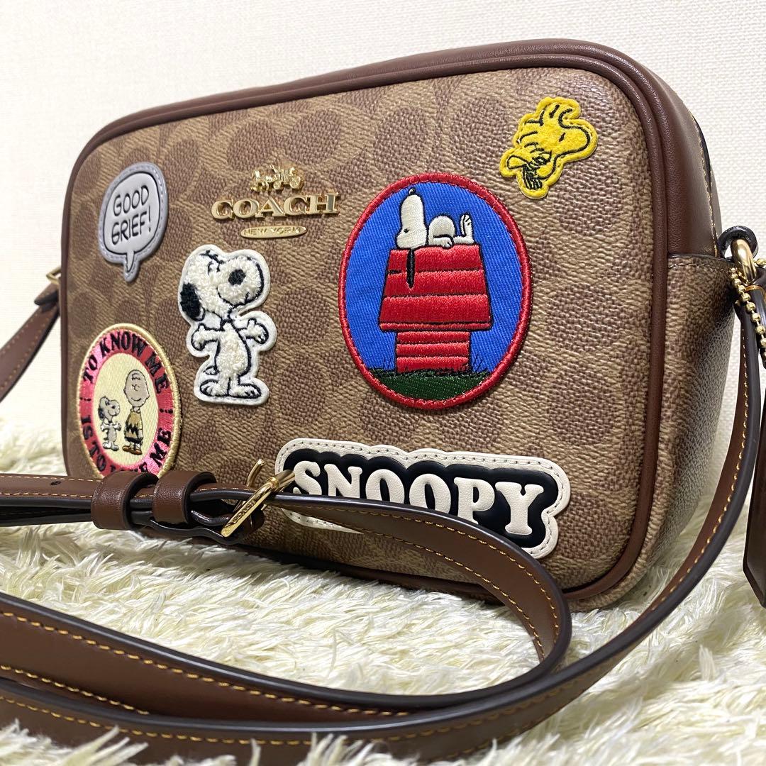 極美品✨ COACH コーチ ピーナッツ カメラバッグ 限定コラボ スヌーピー