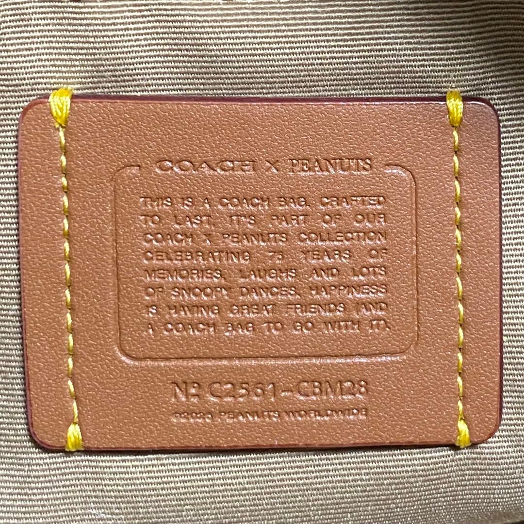 極美品✨ COACH コーチ ピーナッツ カメラバッグ 限定コラボ スヌーピー