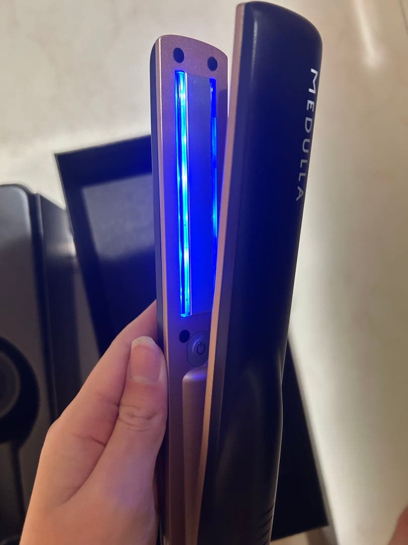 【美品】MEDULLA ソニックシャインプロ 超音波アイロン