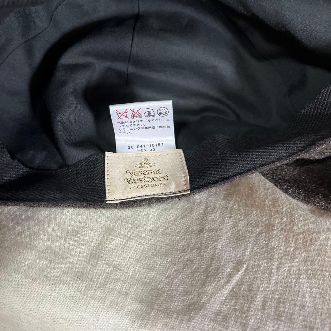 ヴィヴィアンウエストウッド キャスケット ブラウン