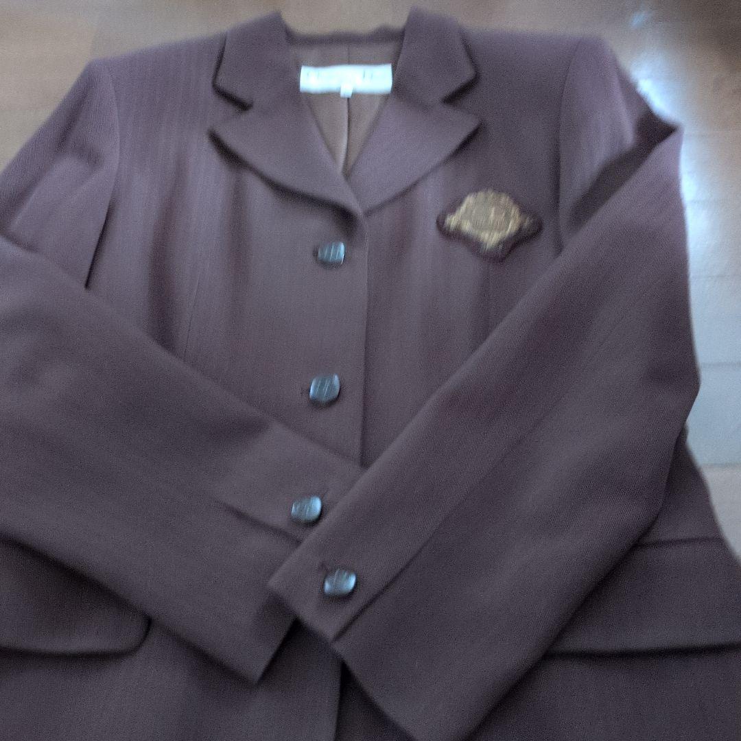 Christian.Diorブラウン テーラードジャケット エンブレム付きレトロ