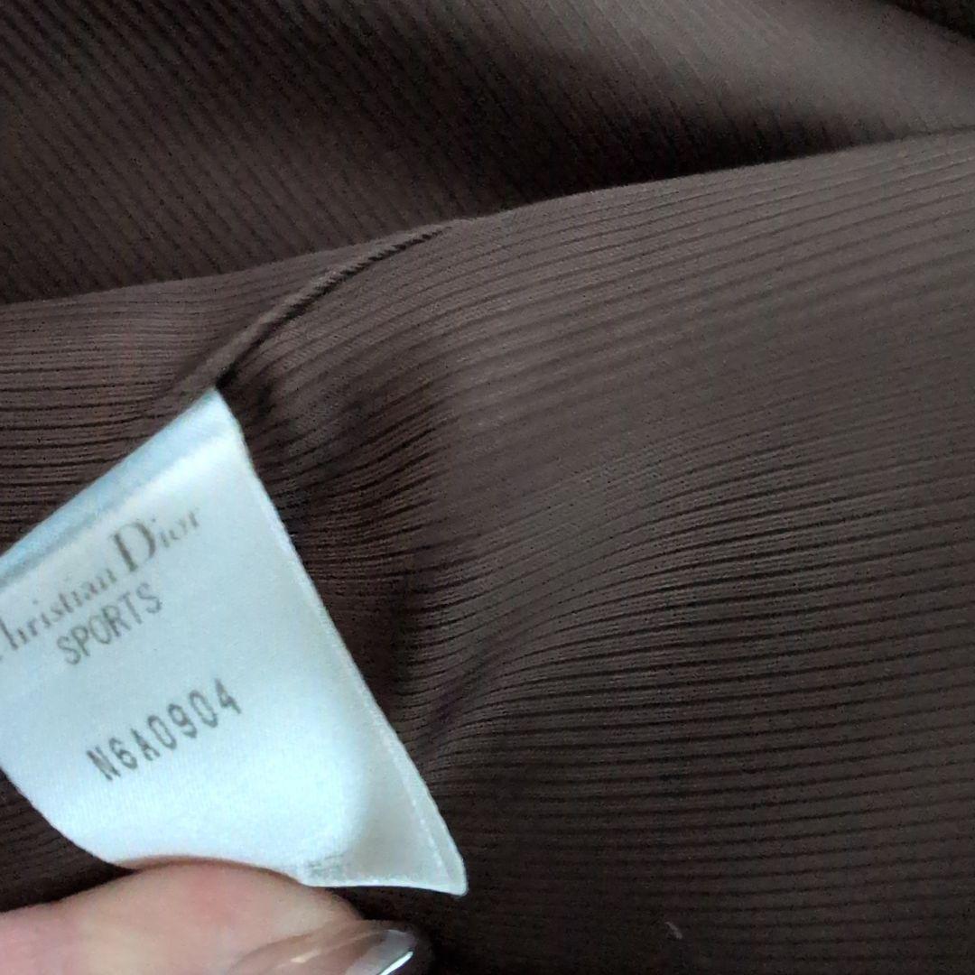 Christian.Diorブラウン テーラードジャケット エンブレム付きレトロ