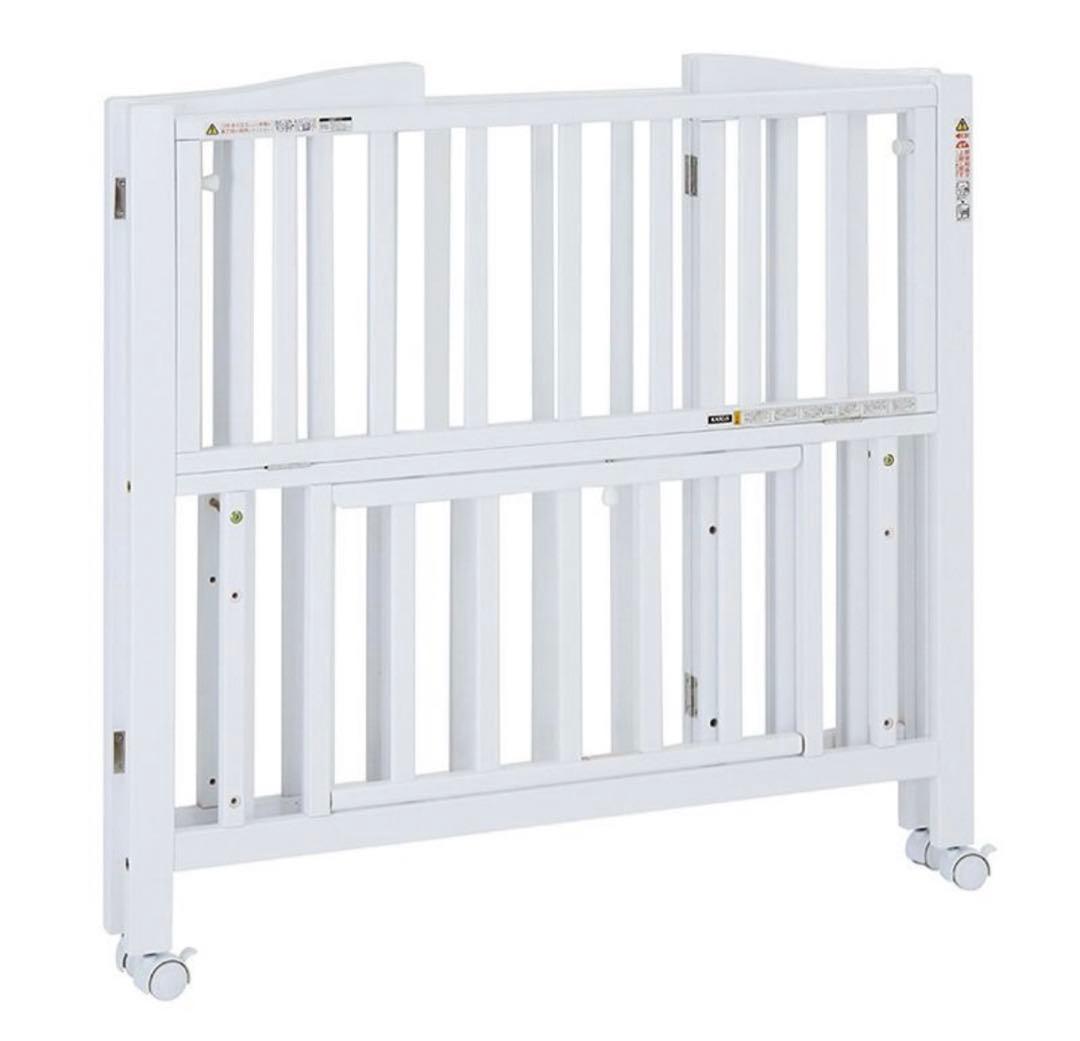 KATOJI 折りたたみ式　ベビーベッド (新生児〜24ヵ月まで) ミニベッド