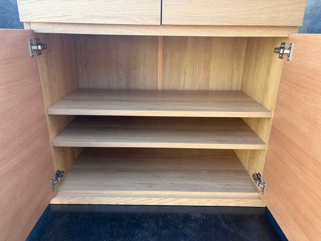 無印良品　MUJI キャビネット　ボード　サイドボード　チェストオーク