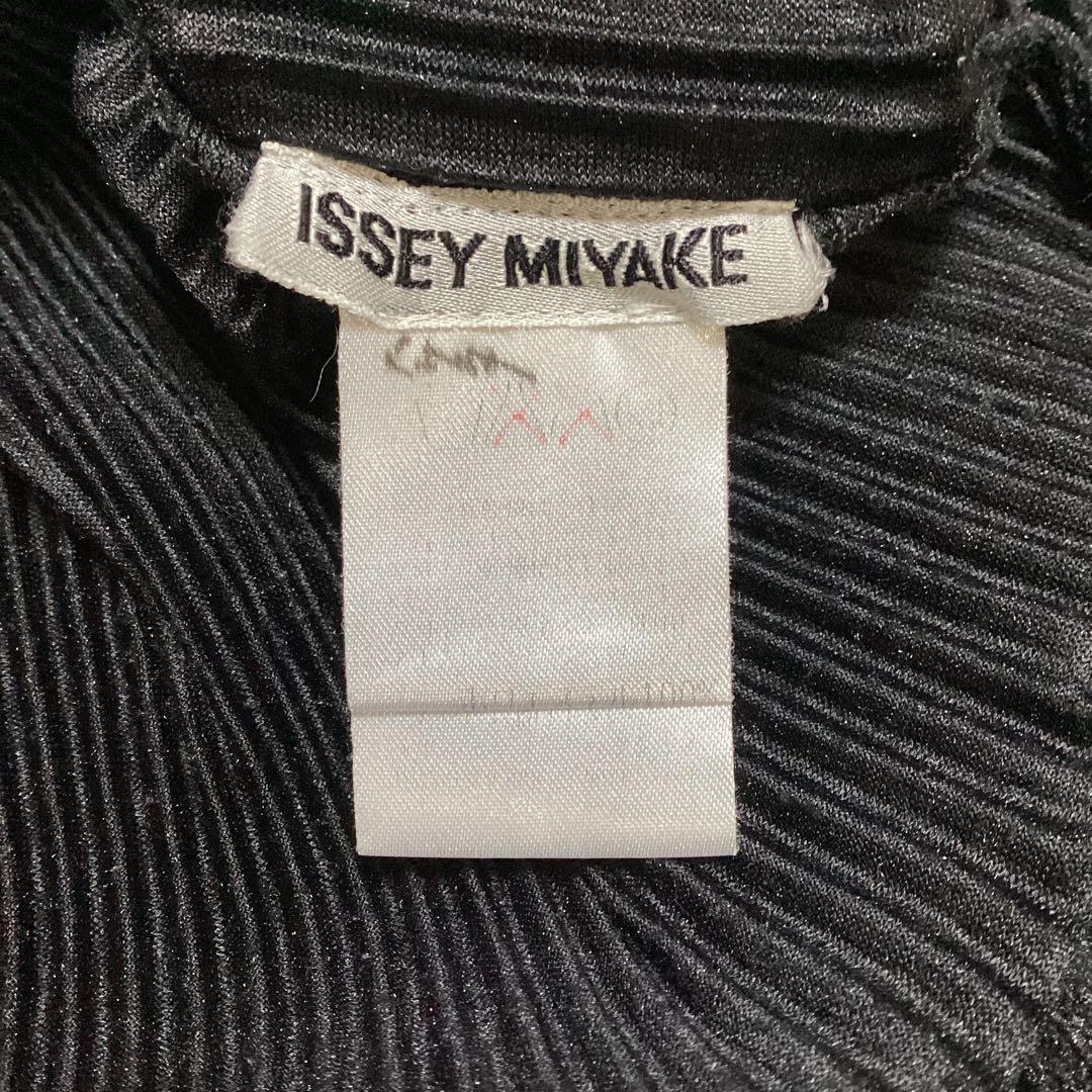 ISSEY MIYAKE イッセイミヤケ　プリーツ長袖カットソー　Vネック