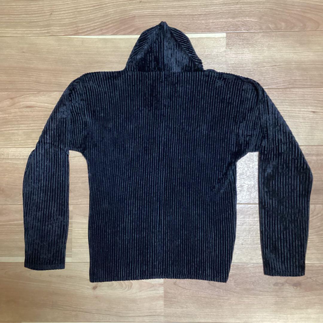 ISSEY MIYAKE イッセイミヤケ　プリーツ長袖カットソー　Vネック