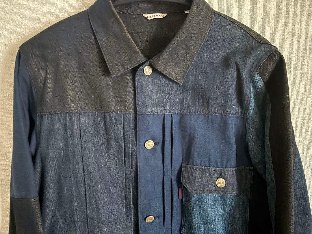 HR.MARKET デニム ジャケット メンズ パッチワーク L ジーンズ