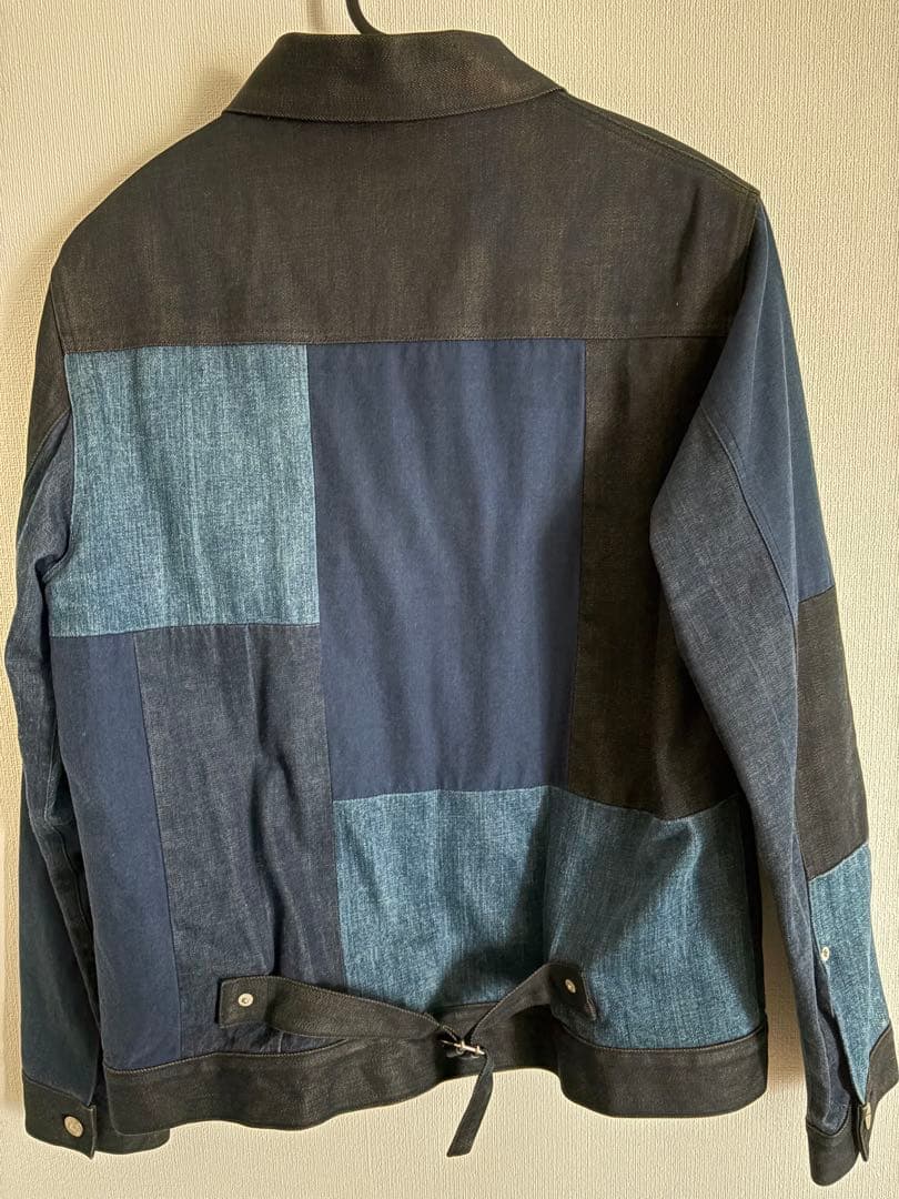HR.MARKET デニム ジャケット メンズ パッチワーク L ジーンズ
