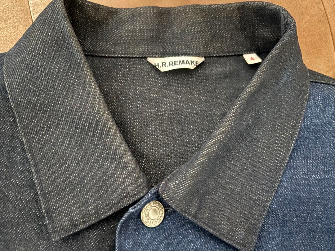 HR.MARKET デニム ジャケット メンズ パッチワーク L ジーンズ