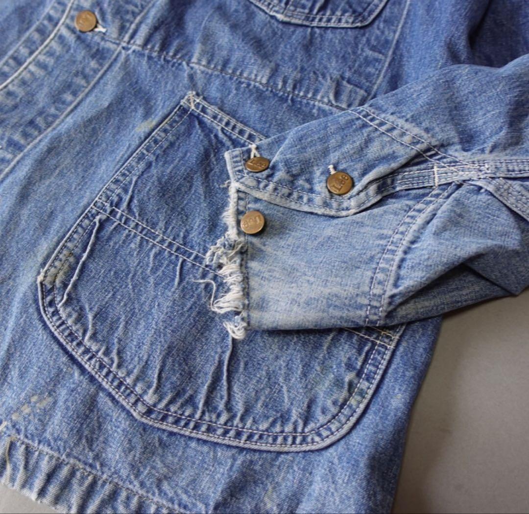 50〜60s Lee 91-J デニムカバーオール USA製 ヴィンテージ