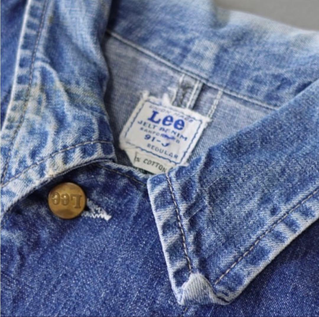 50〜60s Lee 91-J デニムカバーオール USA製 ヴィンテージ