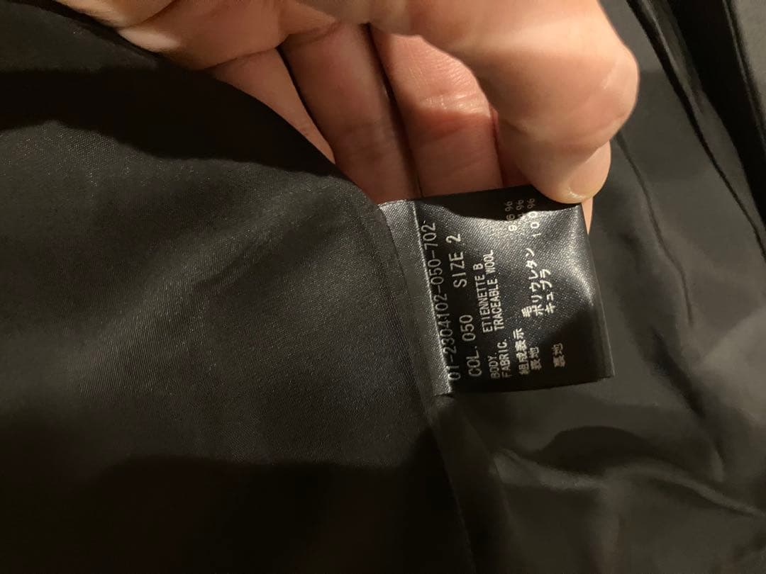 Theory テーラードジャケット ブラック サイズ2