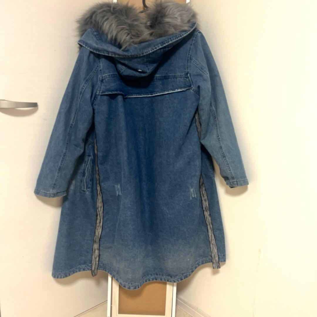 【早い者勝ち！】最終値下げ！スコットクラブ　デニム　ファーコート