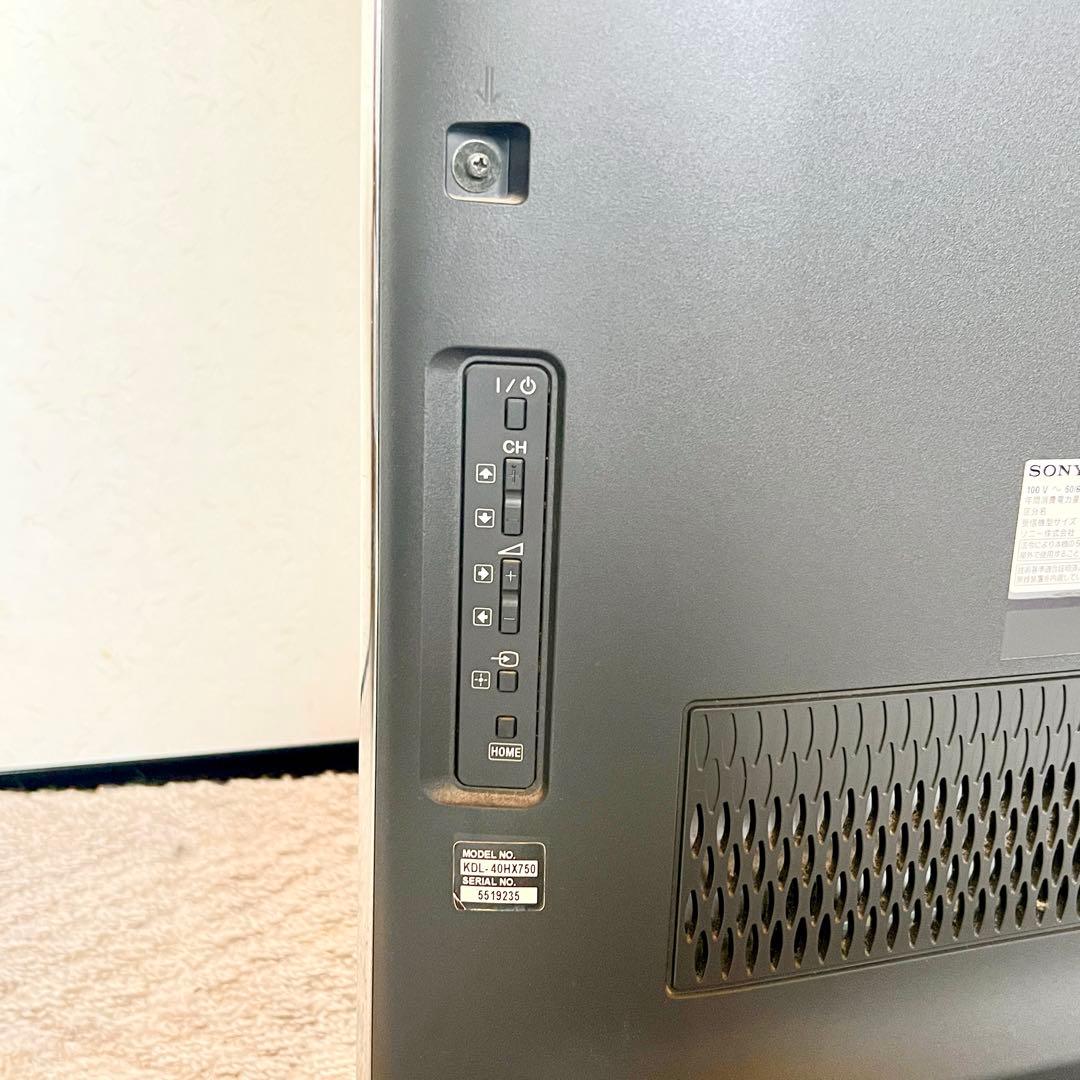 Sony BRAVIA 40型 テレビ　KDL-40HX750