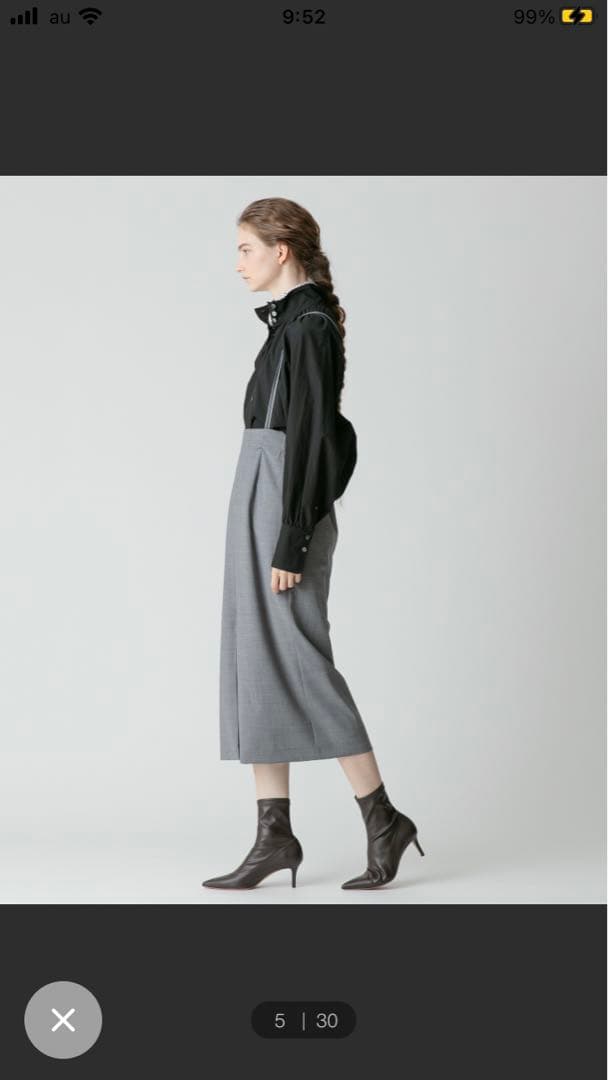 ゆ*き様 新品未着用【アルアバイルallurevilleナロータイトスカート】グ