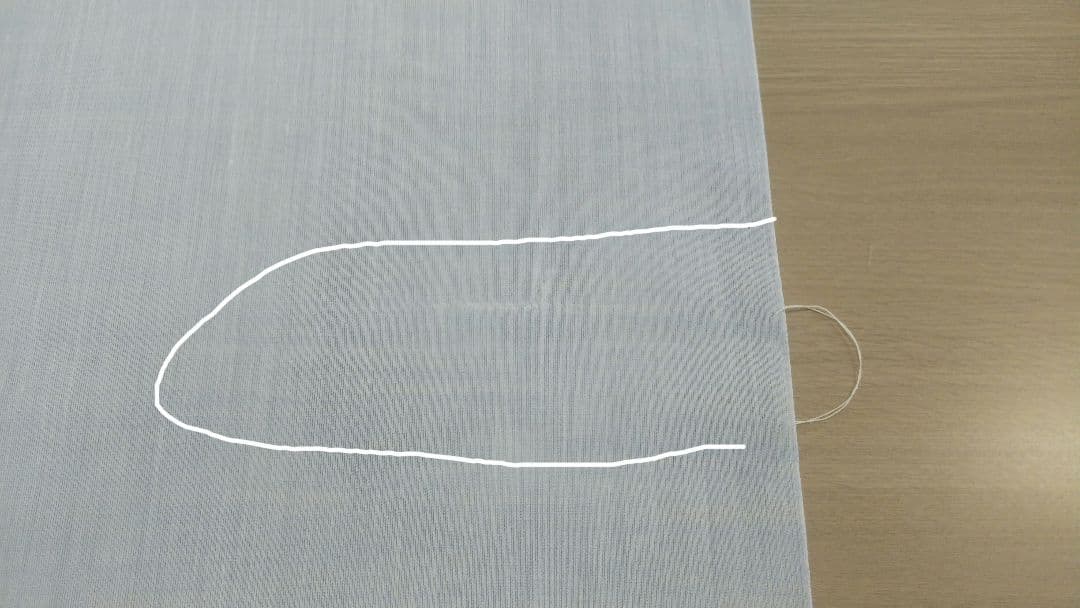 【理由あり】本麻 小千谷 長襦袢 少々難あり