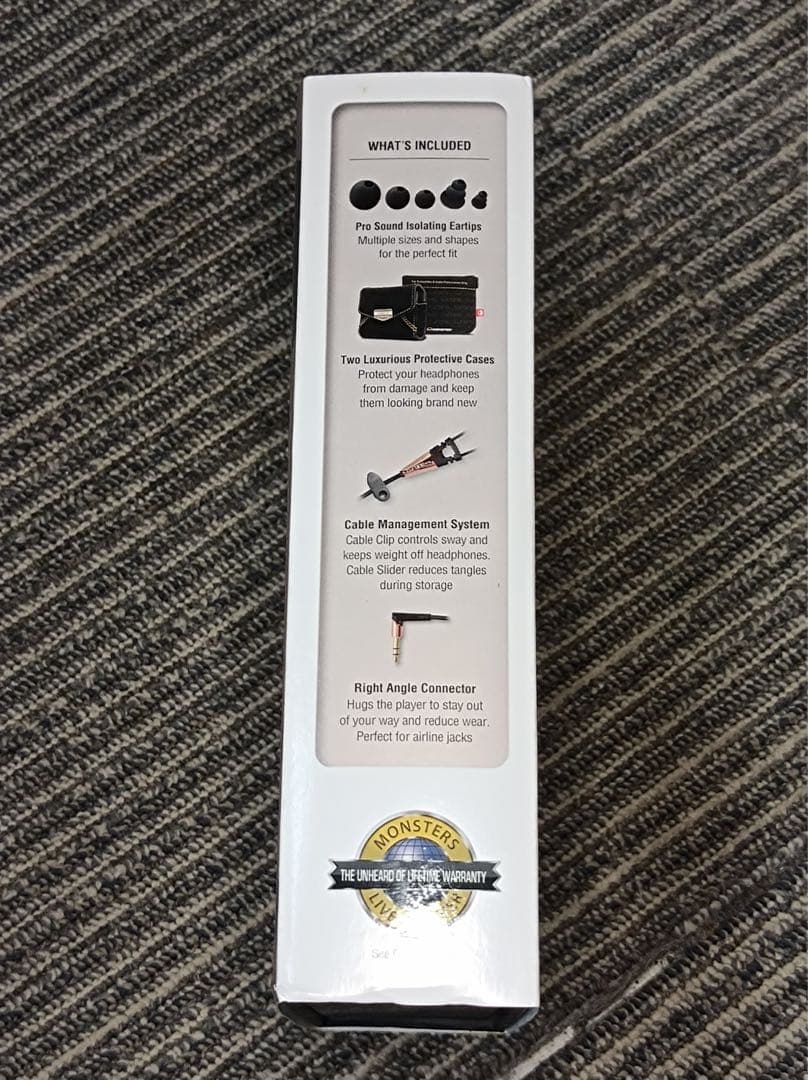 八6036【未使用品】MONSTER イヤホン　turbine pro