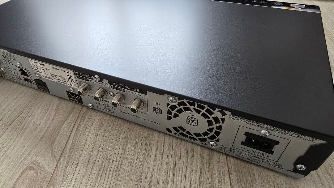 SHARP BD-W1600 ブルーレイディスクレコーダー