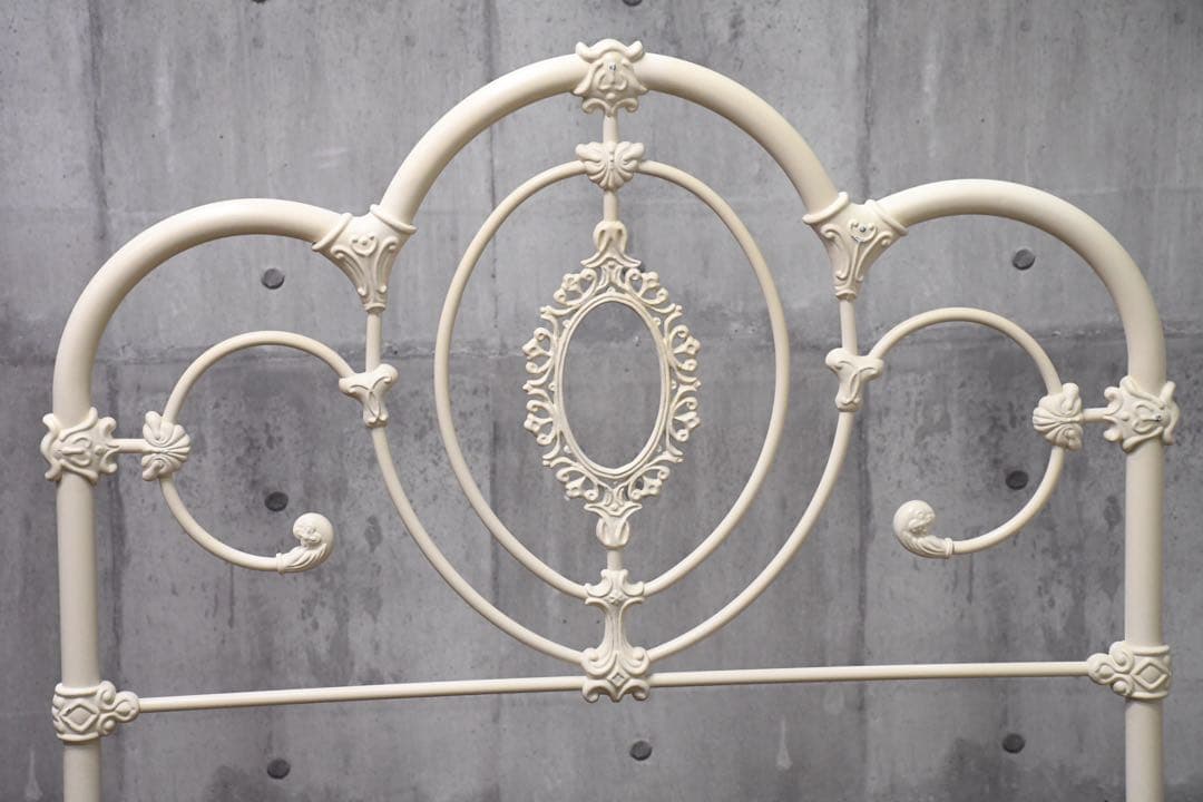 EHK53 ローラアシュレイ サマセット シングルベッドフレーム アイボリー