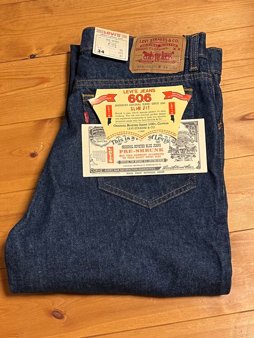 マ*ヲ様 Levi's 606 デッドストック　34✖️32