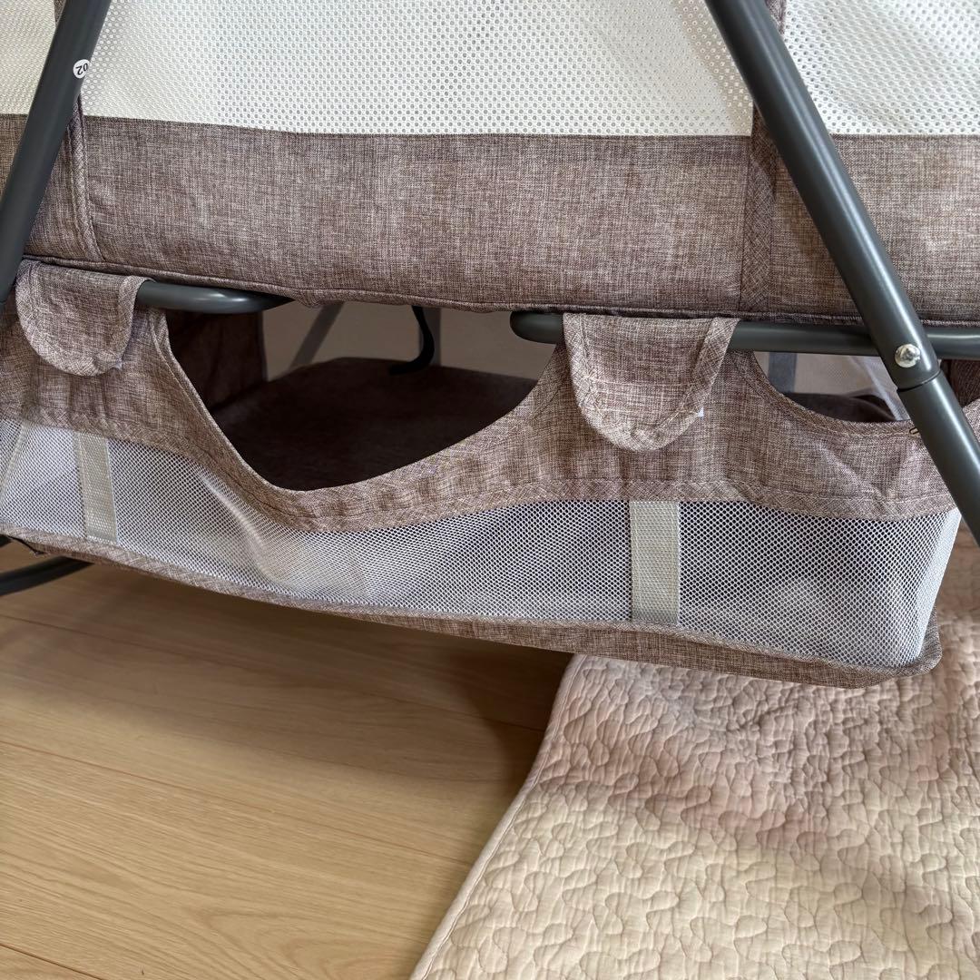 zoobly ベビーベッド　折り畳み