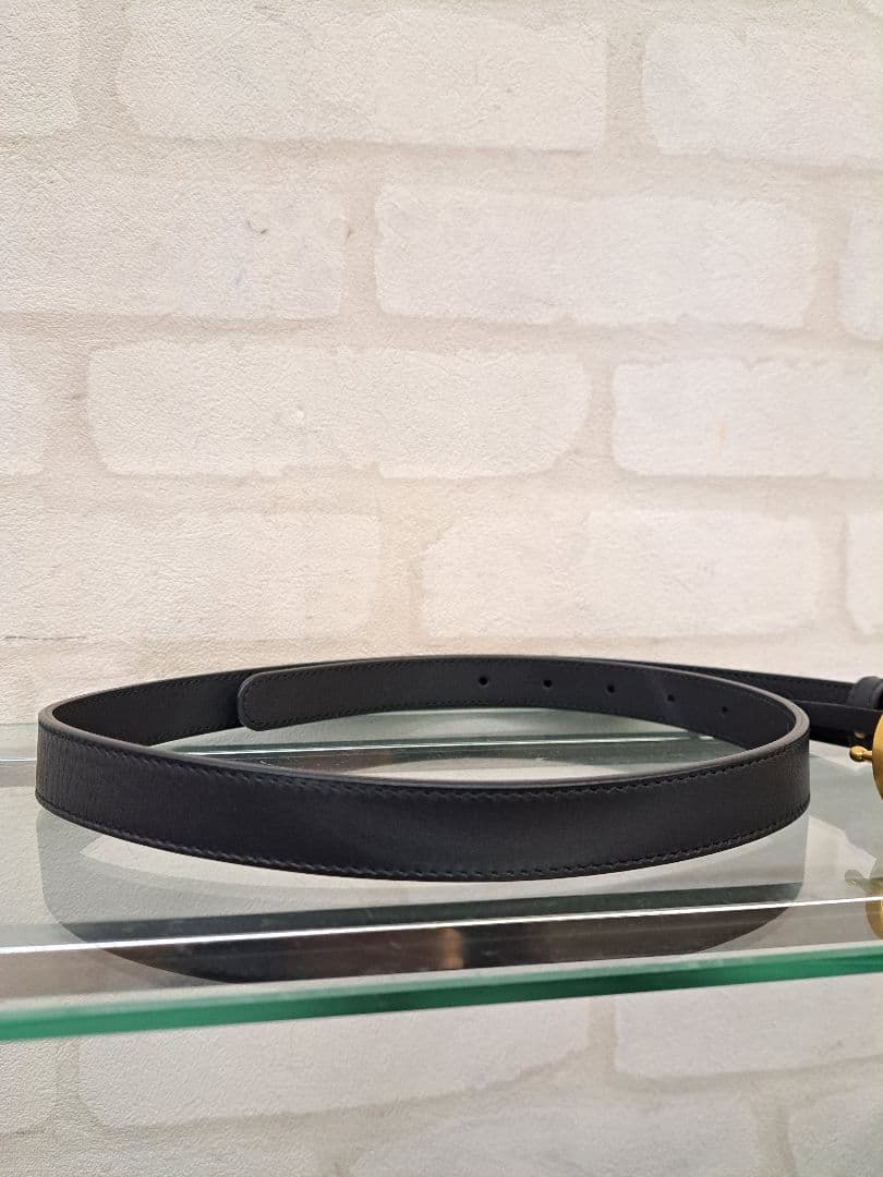 Lilly ★Gucci グッチ ダブルG スリムベルト