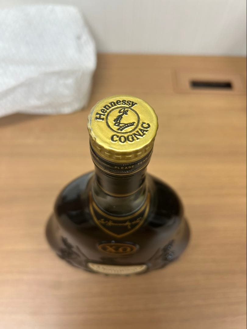 Hennessy X.O ブランデー 箱入り グリーンボトル