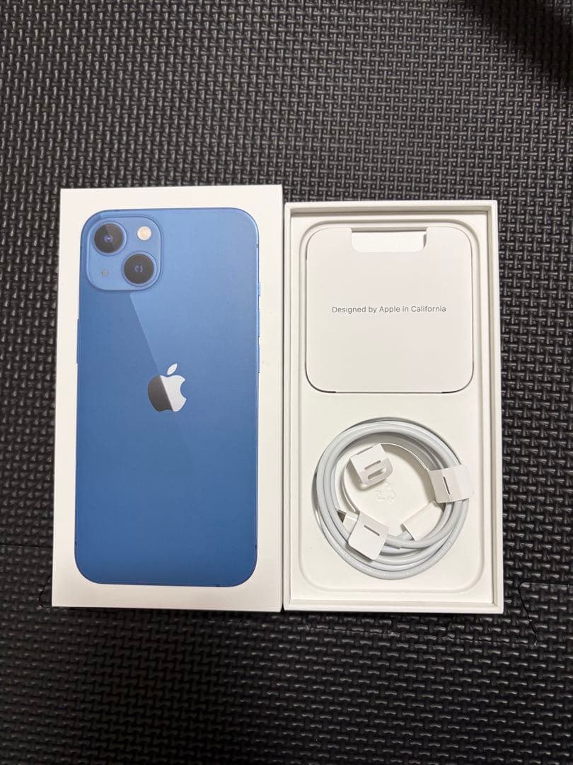 Apple iPhone 13 ブルー SIMフリー　初期化済み