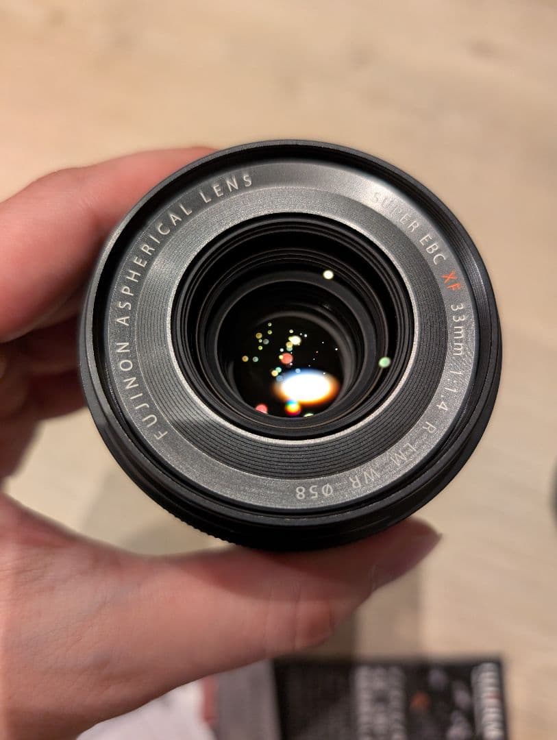 FUJIFILM XF33mmF1.4 R LM WR 純正フード付き