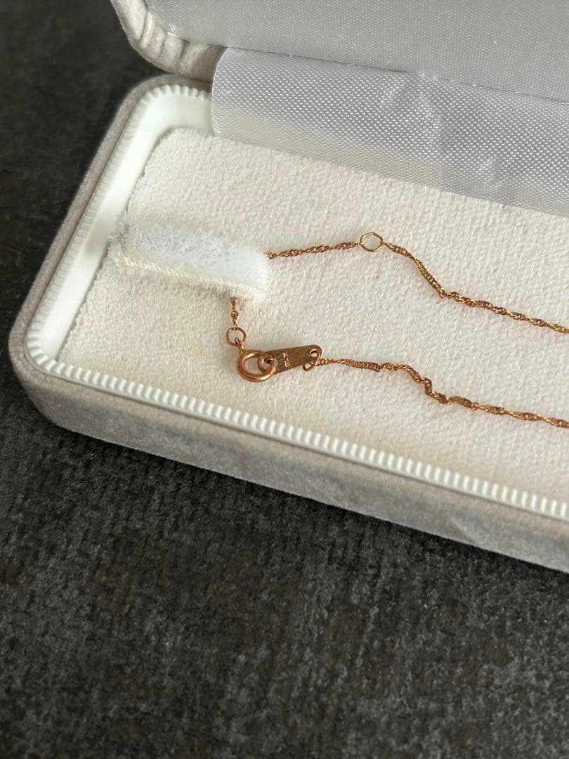 K18 刻印あり　イエローゴールド　イルカ　ネックレス　18金