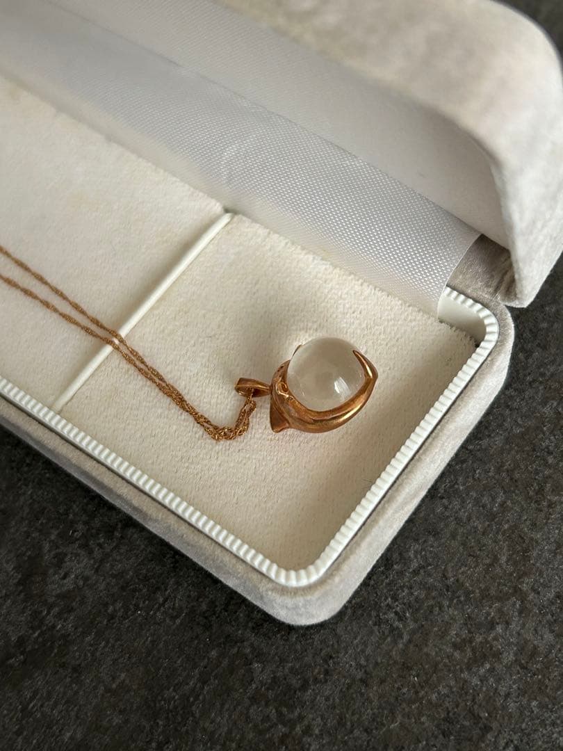 K18 刻印あり　イエローゴールド　イルカ　ネックレス　18金