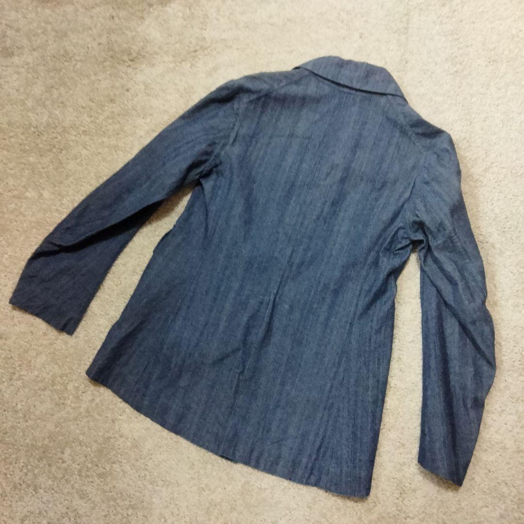 [美品】MARC LE BIHAN マルクルビアンデニム地テーラードジャケット1