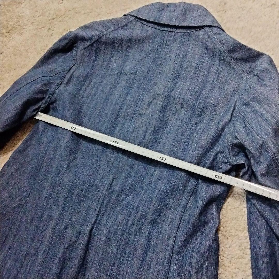[美品】MARC LE BIHAN マルクルビアンデニム地テーラードジャケット1