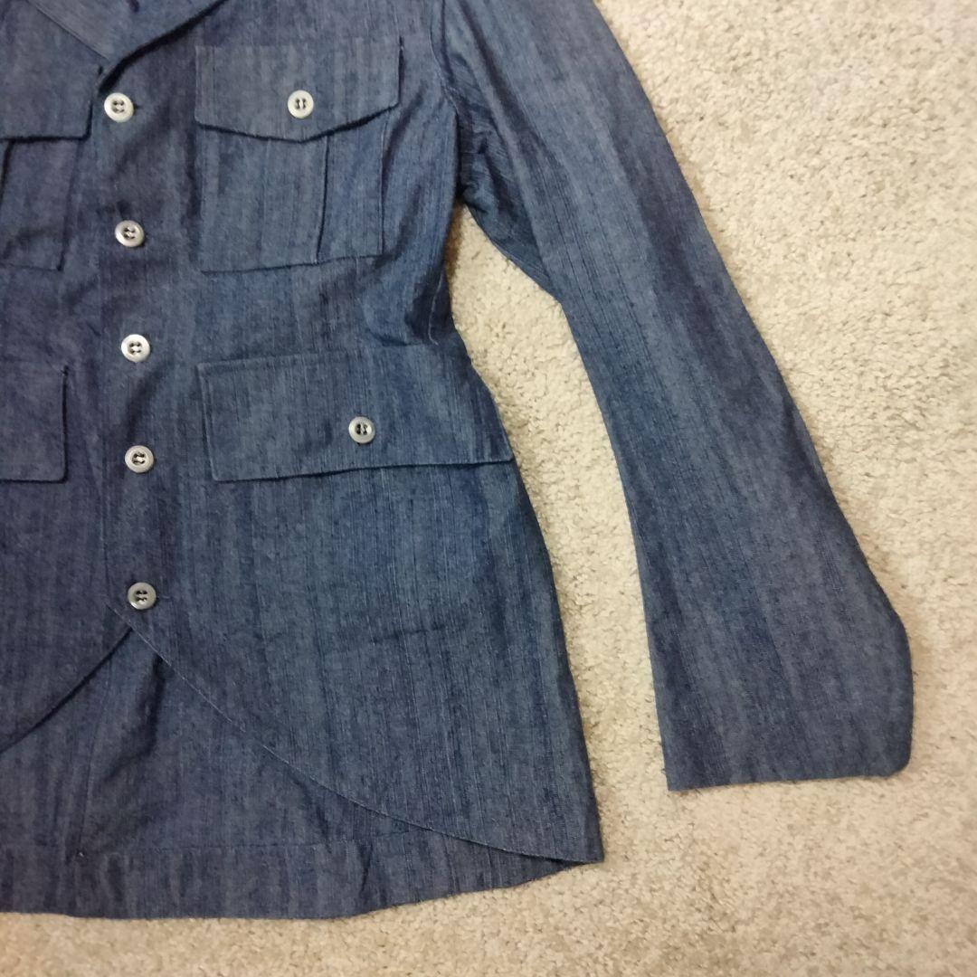 [美品】MARC LE BIHAN マルクルビアンデニム地テーラードジャケット1