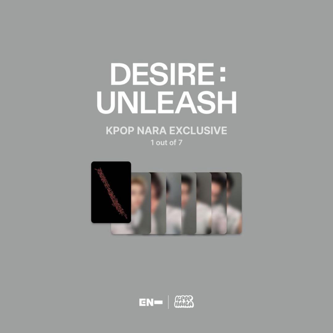 ENHYPEN ヒスン \"DESIRE：UNLEASH\" KPOPNARA 特典