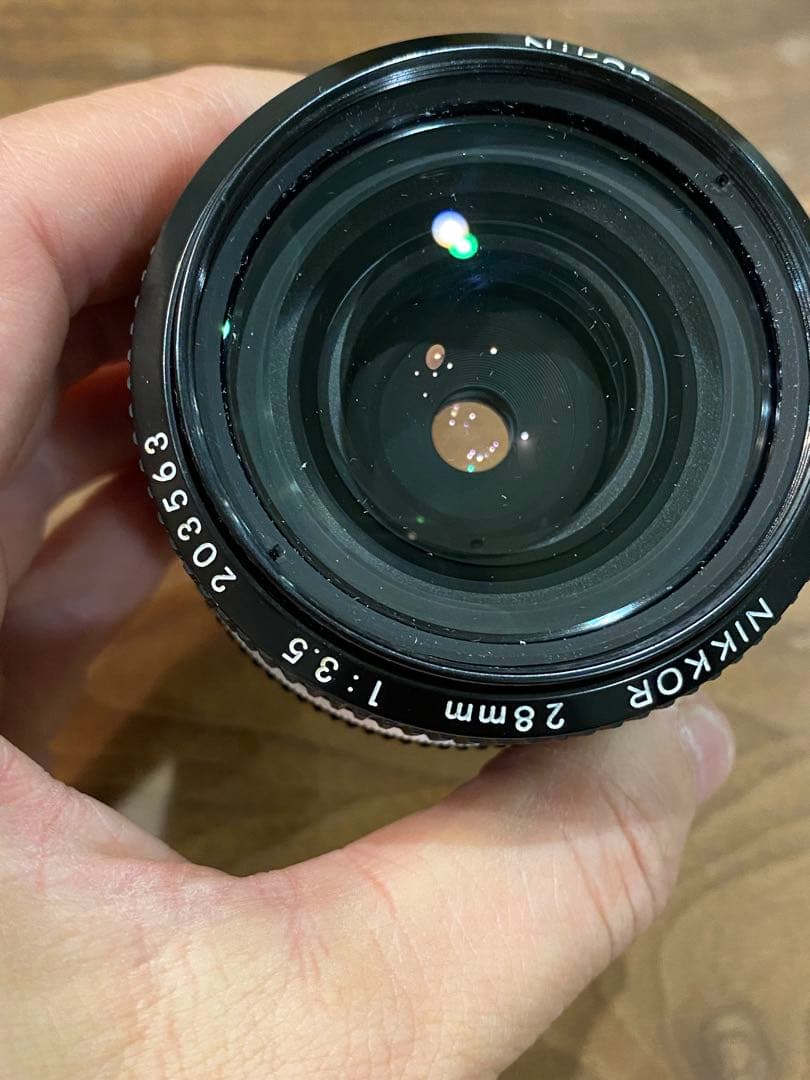 OLYMPUS e-pl1s 赤 ニコンNIKKOR 28㍉1:3.5 レンズ付