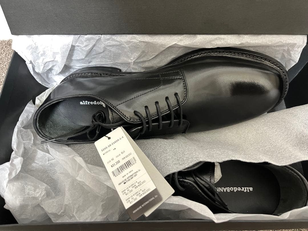 alfredoBANNISTER プレーントゥシューズ